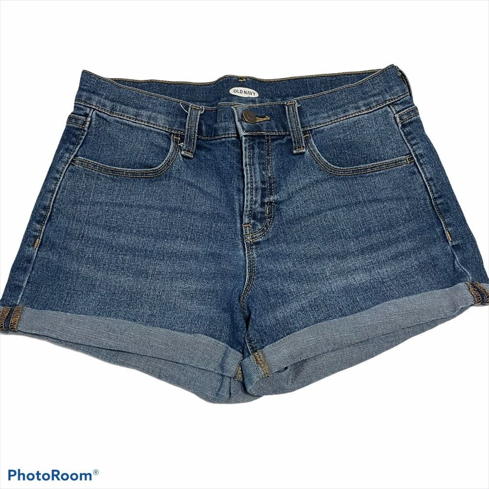 Old Navy Womens Size 2 Jean Denim Shorts Cuffed